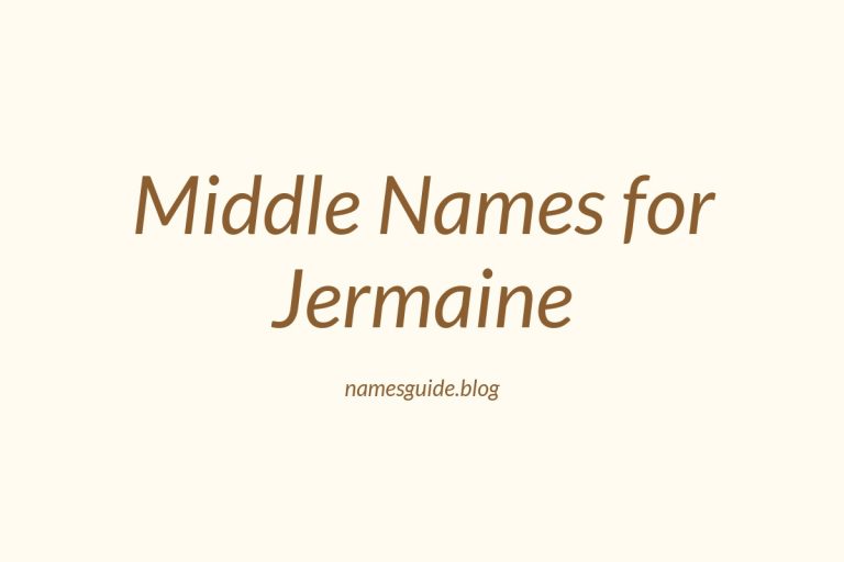 76+ Middle Names for Jermaine: The Ultimate Guide