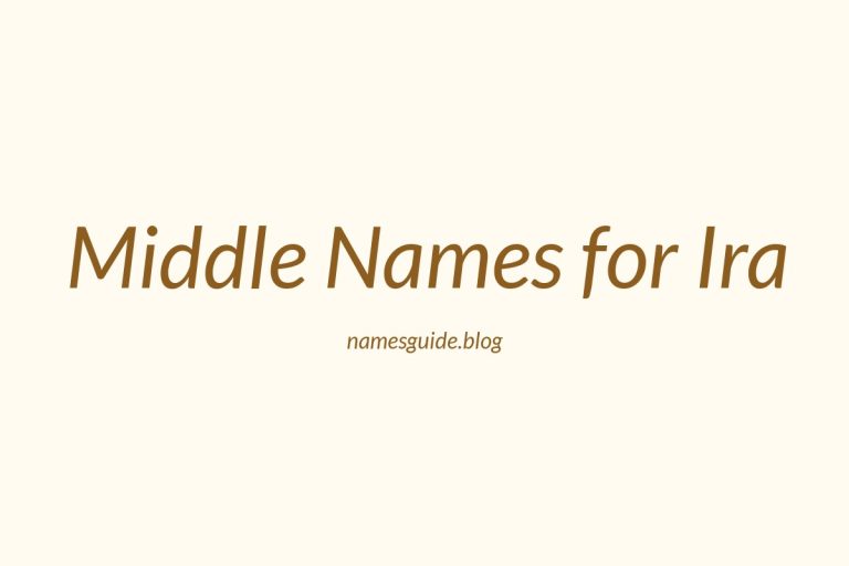 62+ Middle Names for Ira: The Ultimate Guide