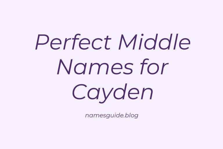 48+ Perfect Middle Names for Cayden