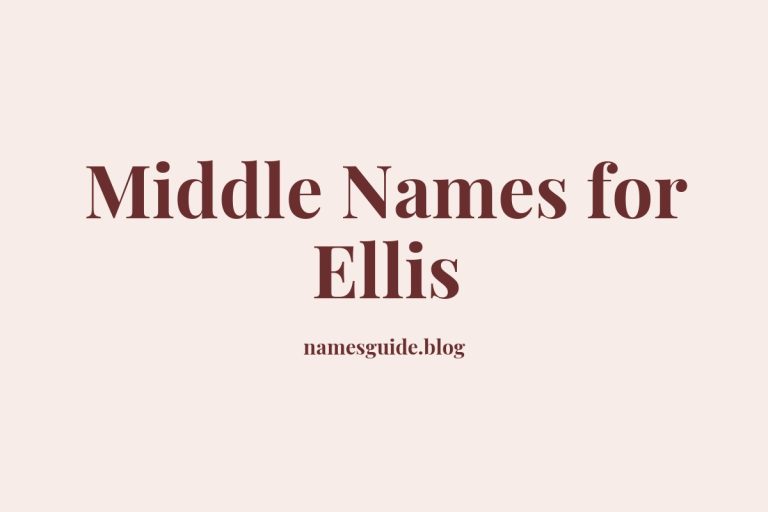 78+ Middle Names for Ellis: The Ultimate Guide