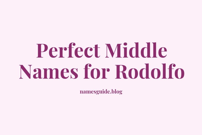 57+ Perfect Middle Names for Rodolfo: Find the Ideal Fit
