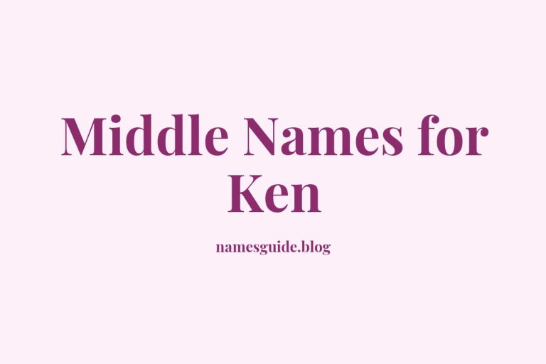 65+ Middle Names for Ken: The Ultimate Guide