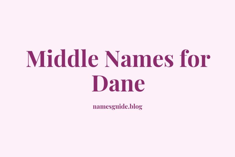 75+ Middle Names for Dane: The Ultimate Guide