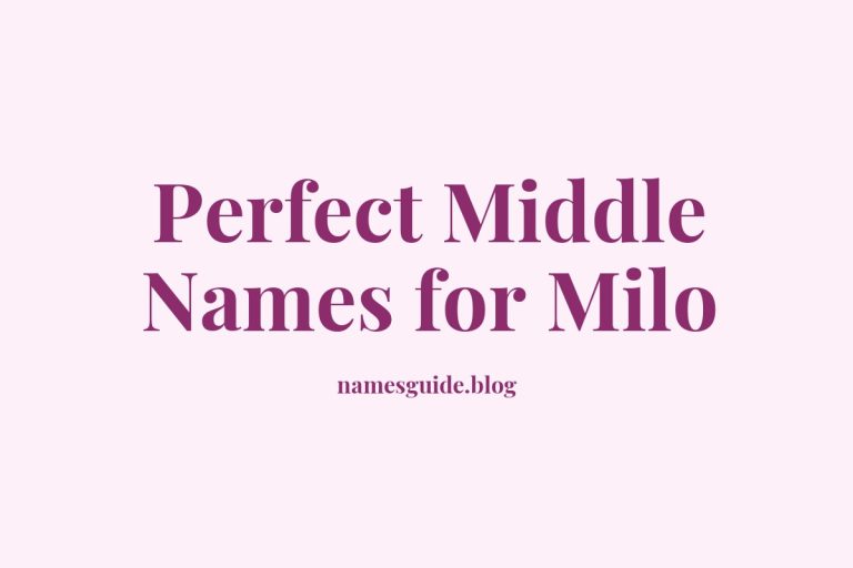52+ Perfect Middle Names for Milo: Find the Ideal Fit