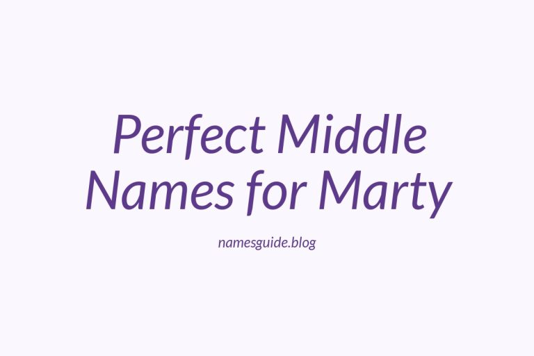79+ Perfect Middle Names for Marty: Find the Ideal Match