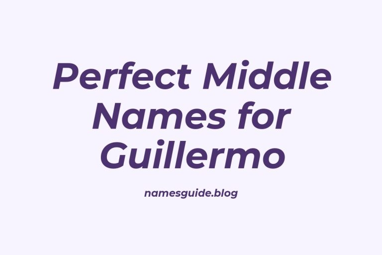 47+ Perfect Middle Names for Guillermo