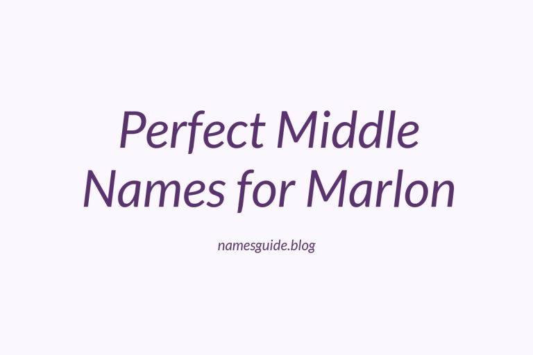 38+ Perfect Middle Names for Marlon: Find the Ideal Match