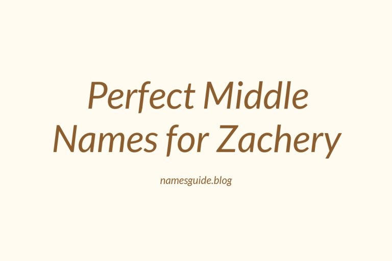 39+ Perfect Middle Names for Zachery