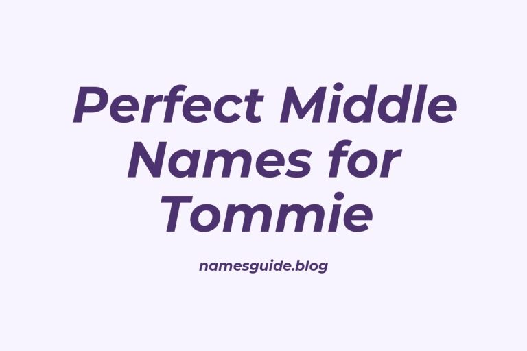 44+ Perfect Middle Names for Tommie