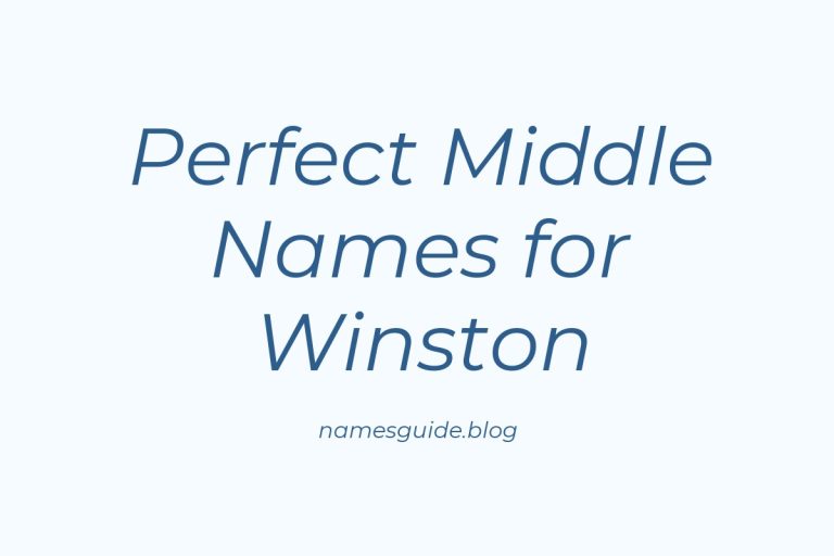 79+ Perfect Middle Names for Winston: Find the Ideal Fit