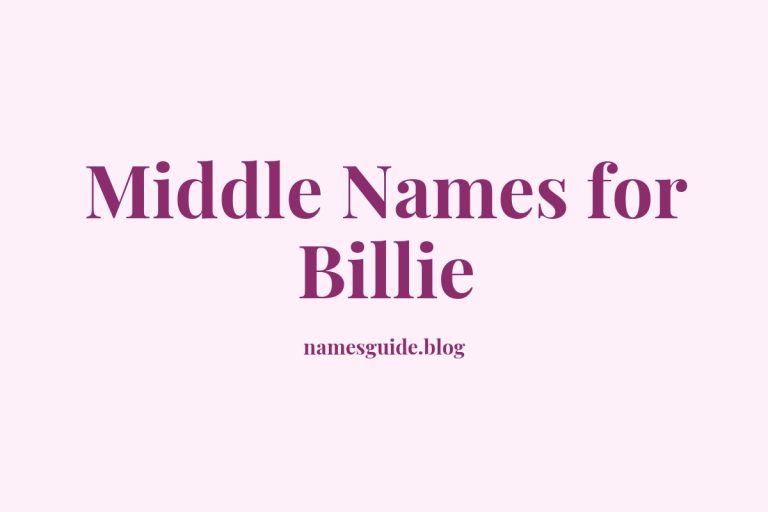 58+ Middle Names for Billie: The Perfect Complement