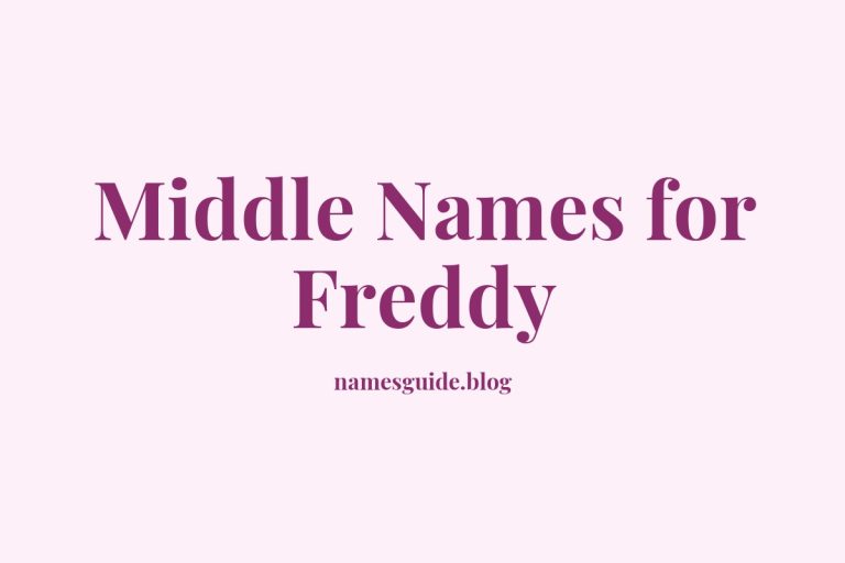 64+ Middle Names for Freddy: The Ultimate Guide