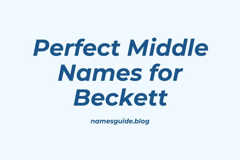51+ Perfect Middle Names for Beckett: Find the Ideal Match