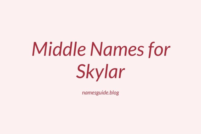 72+ Middle Names for Skylar: The Ultimate Guide