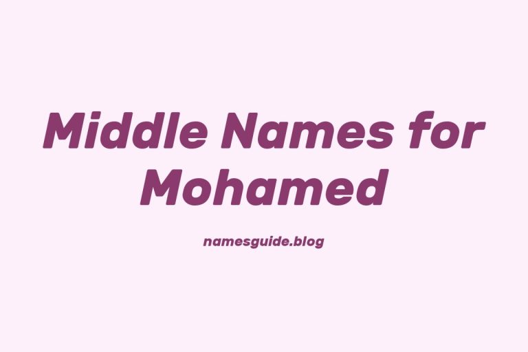 47+ Middle Names for Mohamed: The Ultimate Guide