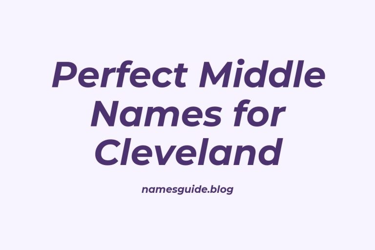 65+ Perfect Middle Names for Cleveland: A Comprehensive List