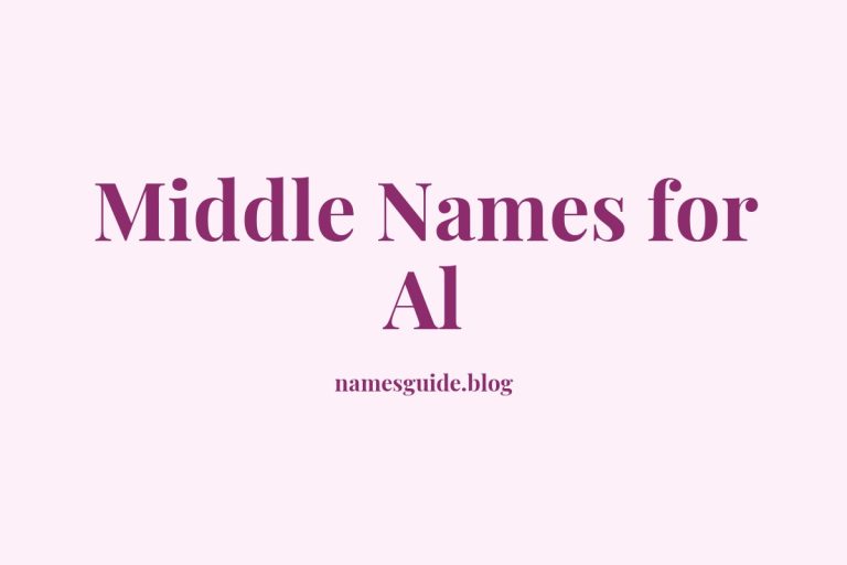 69+ Middle Names for Al: The Ultimate Guide