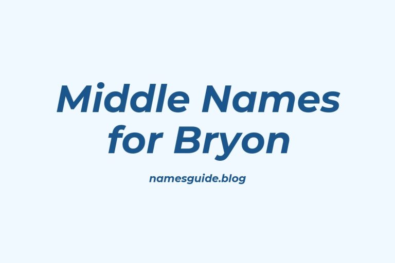 66+ Middle Names for Bryon: The Ultimate Guide