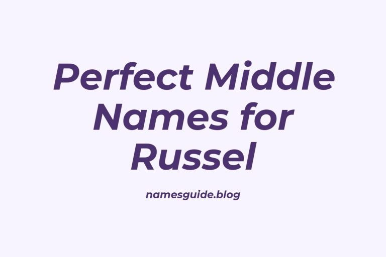 59+ Perfect Middle Names for Russel