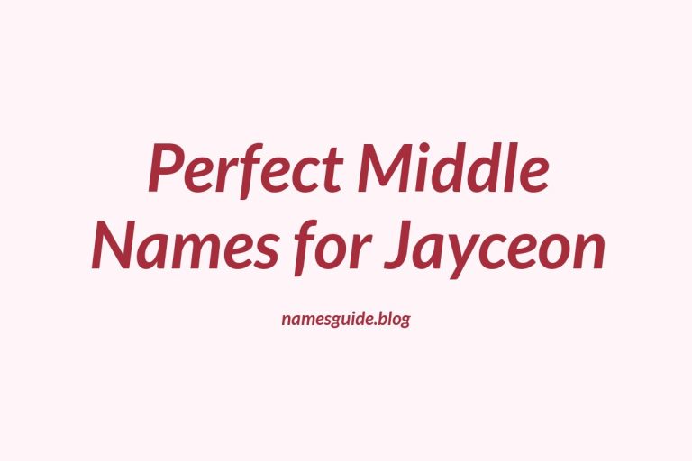 67+ Perfect Middle Names for Jayceon: Find the Best Fit