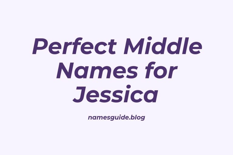 43+ Perfect Middle Names for Jessica