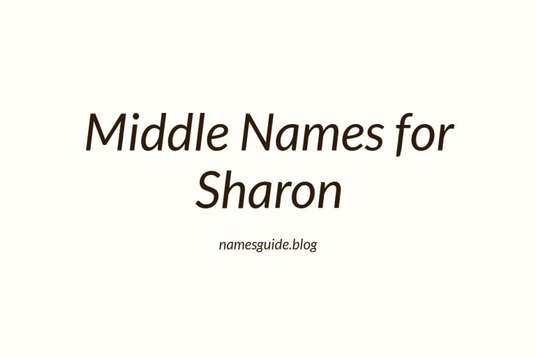 73+ Middle Names for Sharon: Find the Perfect Fit