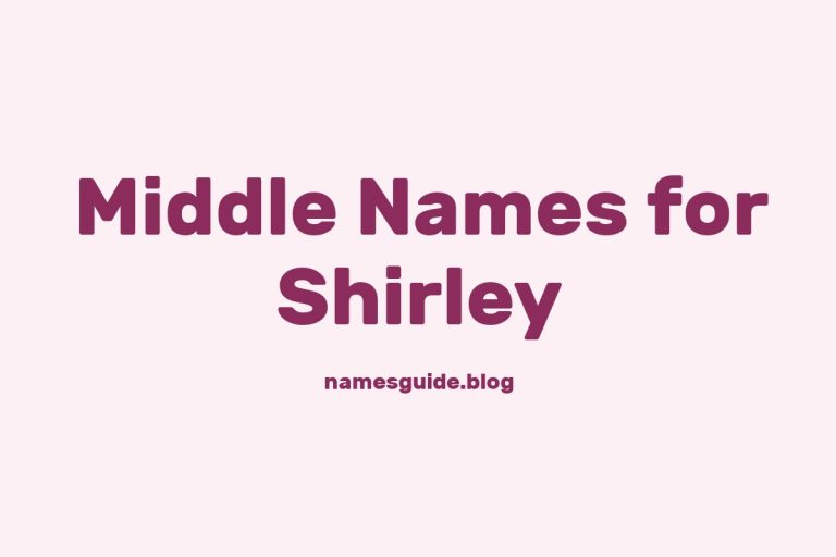 68+ Middle Names for Shirley: The Perfect Complement