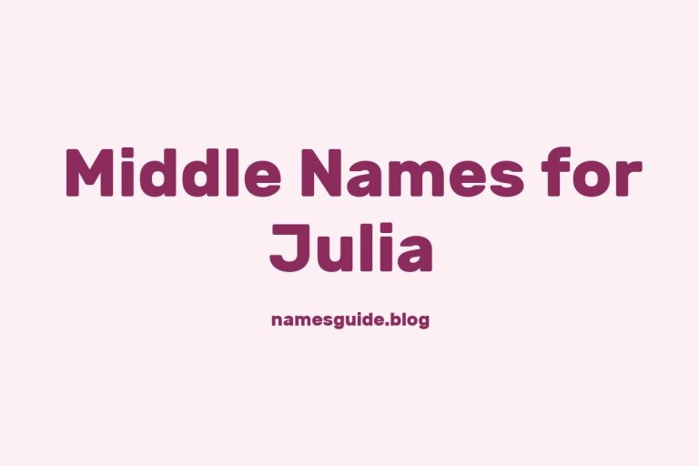 68+ Beautiful Middle Names for Julia: Find the Perfect Match