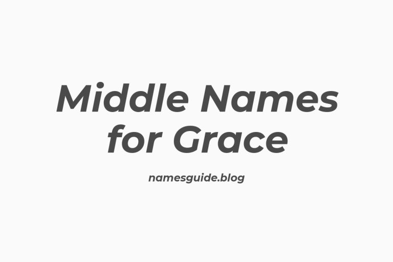 36+ Beautiful Middle Names for Grace