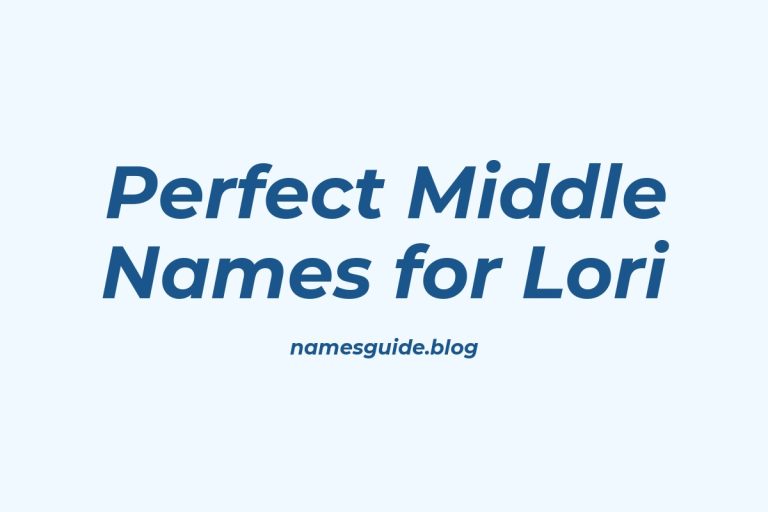 44+ Perfect Middle Names for Lori