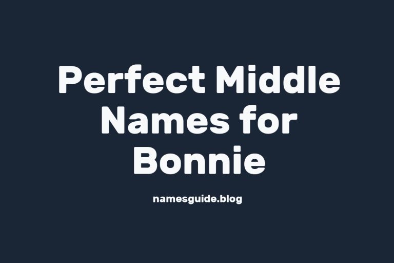 66+ Perfect Middle Names for Bonnie: Find the Ideal Match