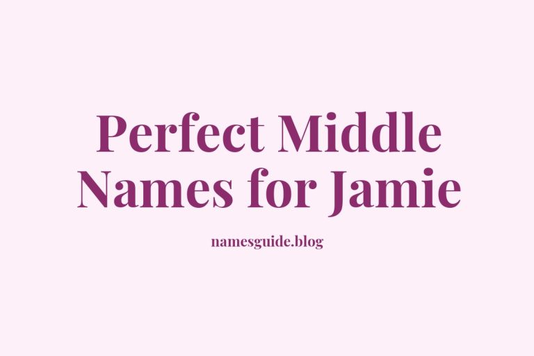 47+ Perfect Middle Names for Jamie: Find the Ideal Match