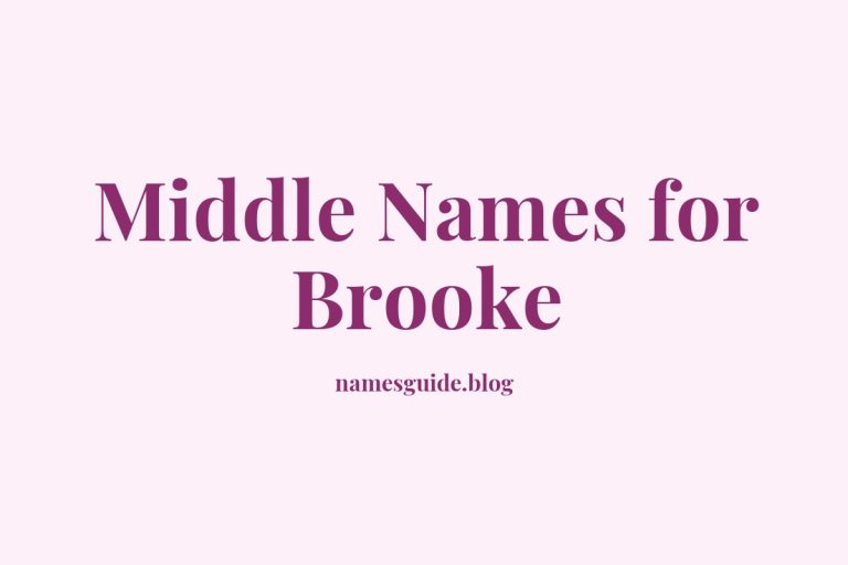 51+ Middle Names for Brooke: The Perfect Complement