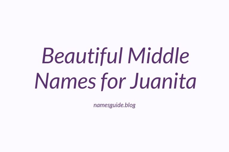 67+ Beautiful Middle Names for Juanita: Find the Perfect Match