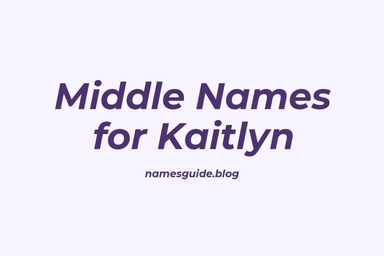 63+ Middle Names for Kaitlyn: Find the Perfect Match