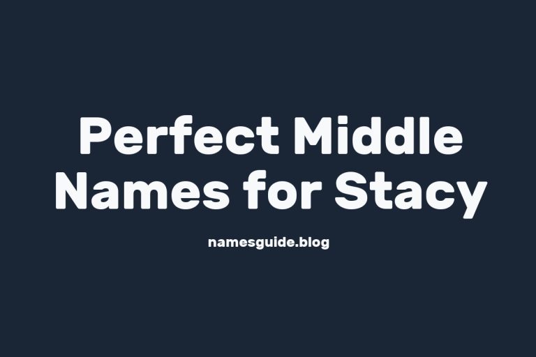 79+ Perfect Middle Names for Stacy: Find the Ideal Match