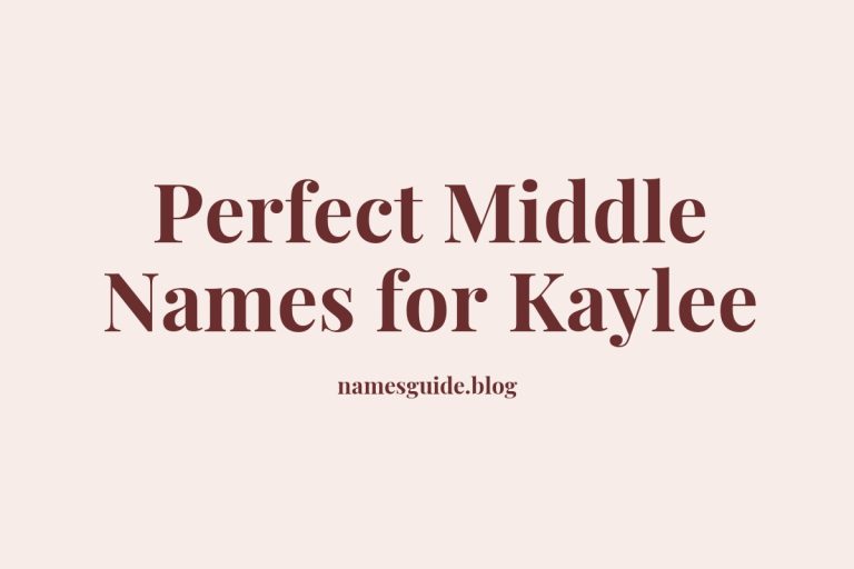 63+ Perfect Middle Names for Kaylee: Find the Ideal Match