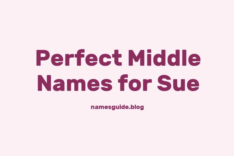 74+ Perfect Middle Names for Sue: Find the Ideal Match
