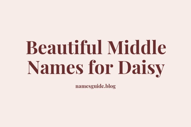 80+ Beautiful Middle Names for Daisy: The Ultimate Guide