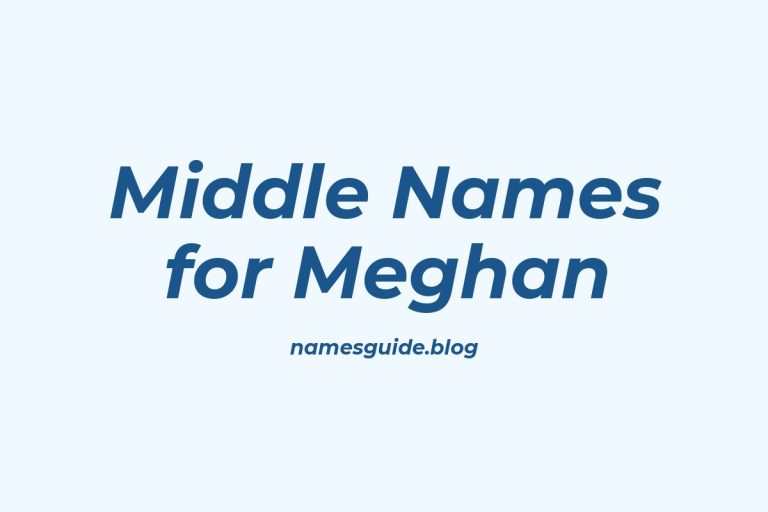 80+ Middle Names for Meghan: The Ultimate Guide