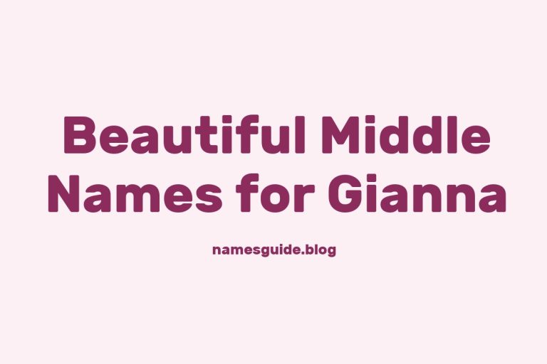 78+ Beautiful Middle Names for Gianna: Find the Perfect Match