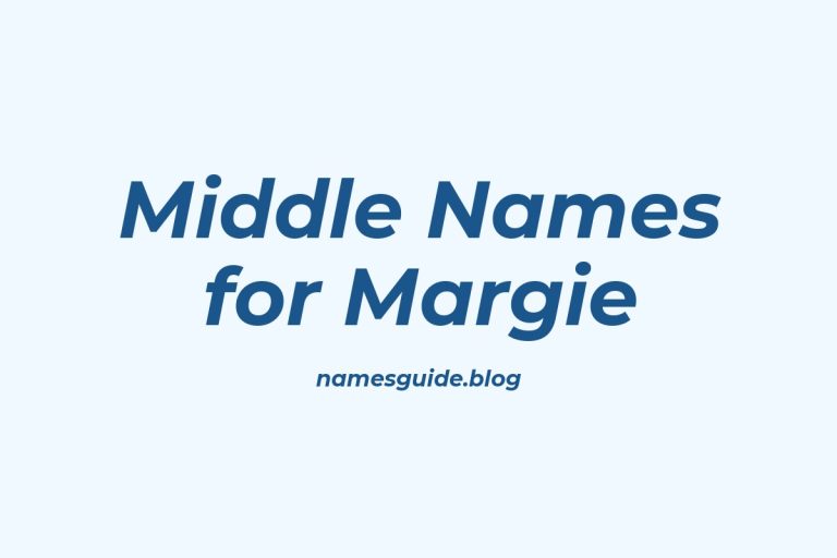 83+ Middle Names for Margie: The Ultimate Guide