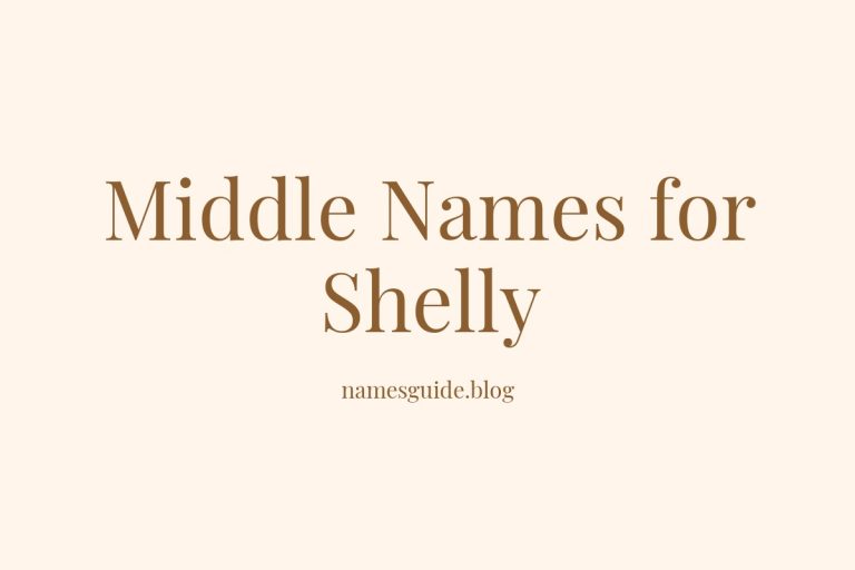 73+ Middle Names for Shelly: The Ultimate Guide
