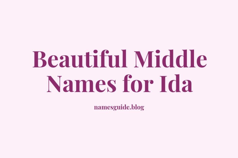 65+ Beautiful Middle Names for Ida: Find the Perfect Match