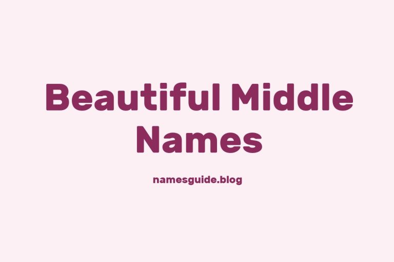 45+ Beautiful Middle Names for Belinda