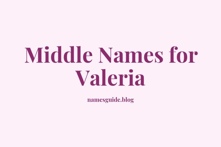 76+ Middle Names for Valeria: The Ultimate Guide