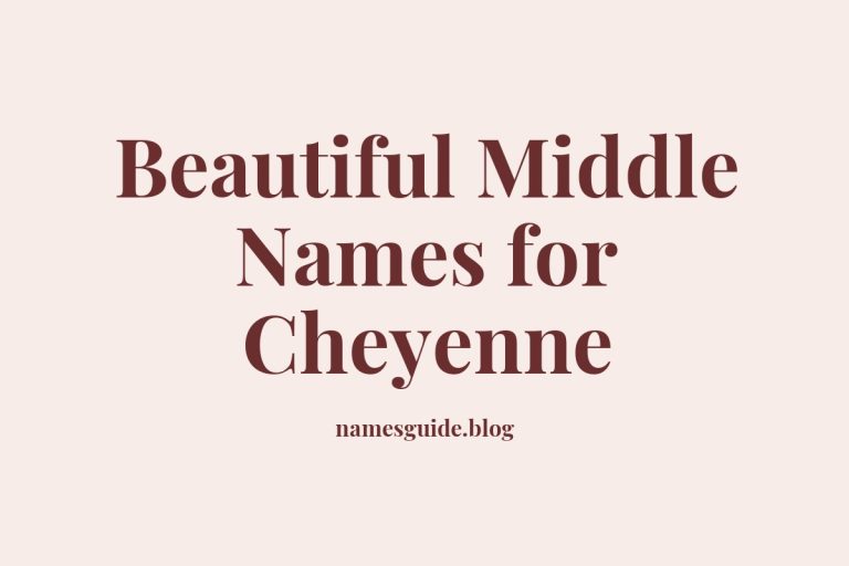 60+ Beautiful Middle Names for Cheyenne