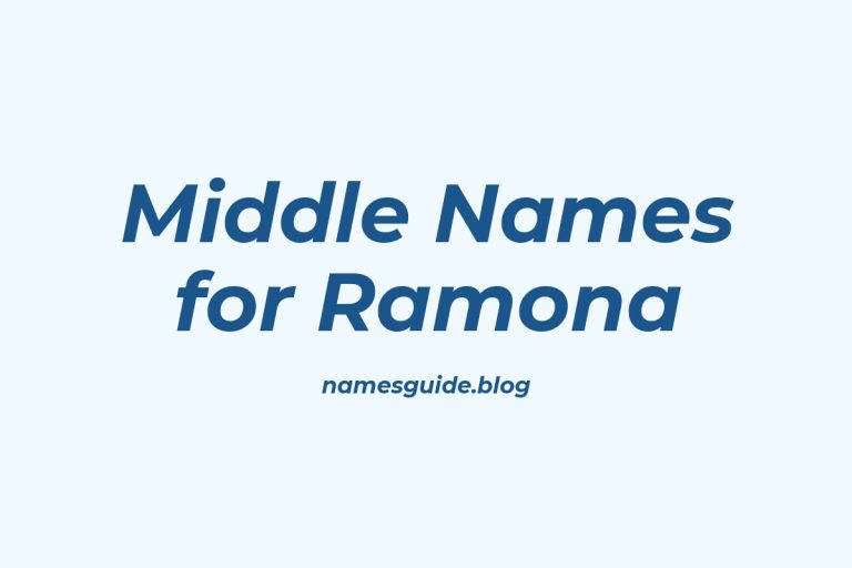 59+ Middle Names for Ramona: The Perfect Pick