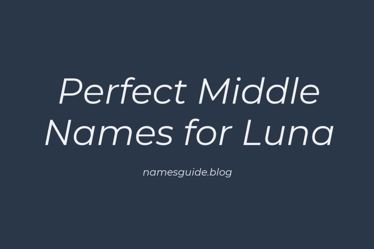 53+ Perfect Middle Names for Luna: Find the Ideal Match