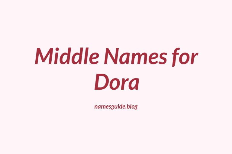 41+ Middle Names for Dora: The Perfect Complement